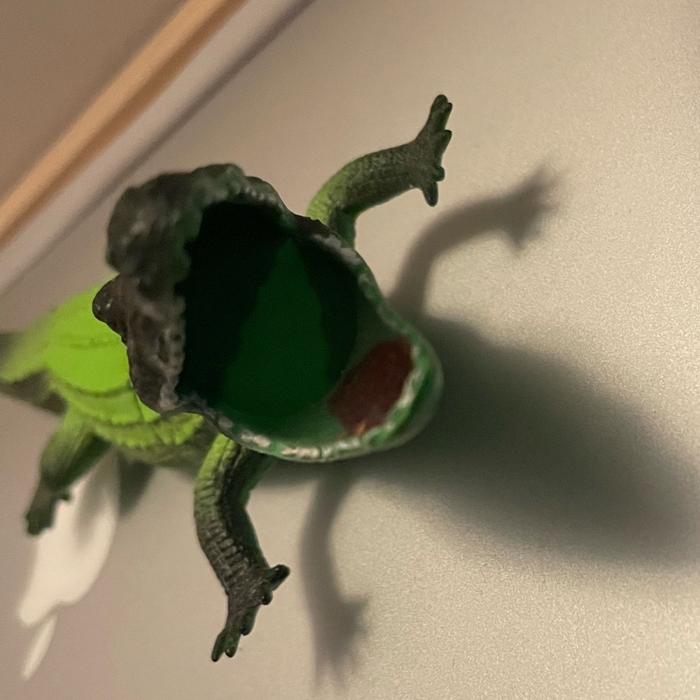 Alligator or crocodile Green and Black Reptile Toy - Picture 5 of 5